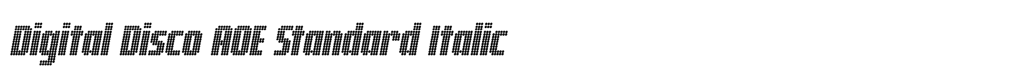 Digital Disco AOE Standard Italic image